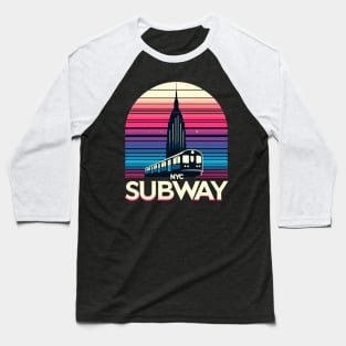 NYC Subway Baseball T-Shirt